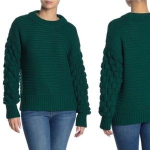 Elodie green knit sweater